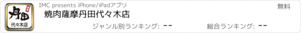 おすすめアプリ 焼肉　薩摩丹田　代々木店