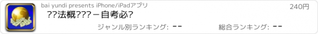 おすすめアプリ 经济法概论笔记－自考必备