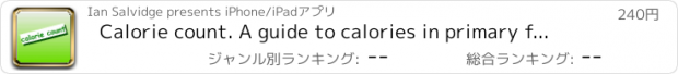 おすすめアプリ Calorie count. A guide to calories in primary foods and fast foods.