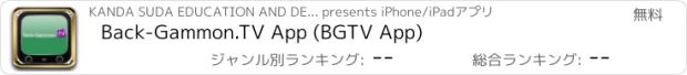 おすすめアプリ Back-Gammon.TV App (BGTV App)