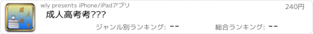 おすすめアプリ 成人高考考试题库