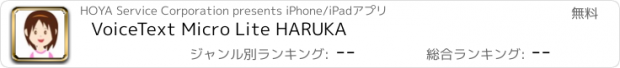 おすすめアプリ VoiceText Micro Lite HARUKA
