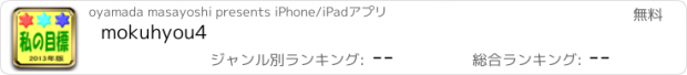 おすすめアプリ mokuhyou4