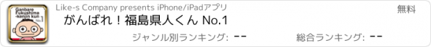 おすすめアプリ がんばれ！福島県人くん No.1