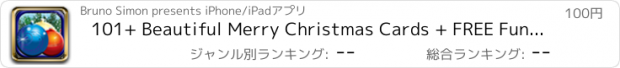 おすすめアプリ 101+ Beautiful Merry Christmas Cards + FREE Fun Gift eCards to Share