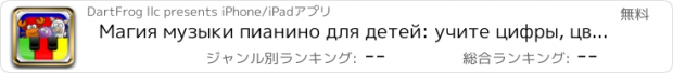 おすすめアプリ Магия музыки пианино для детей: учите цифры, цвета и подпевайте