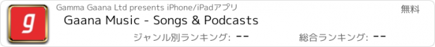 おすすめアプリ Gaana Music - Songs & Podcasts