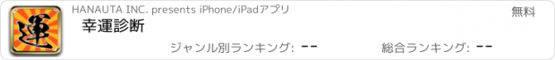 おすすめアプリ 幸運診断