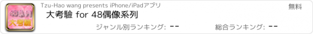 おすすめアプリ 大考驗 for 48偶像系列