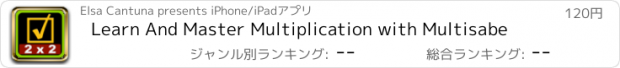 おすすめアプリ Learn And Master Multiplication with Multisabe