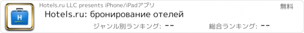 おすすめアプリ Hotels.ru: бронирование отелей