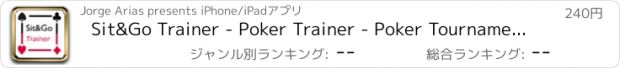 おすすめアプリ Sit&Go Trainer - Poker Trainer - Poker Tournament Trainer- Sit N Go Trainer - Sit N Go Poker - Poker Coach - Sit and Go Coach -  ICM Strategy - Poker Tips