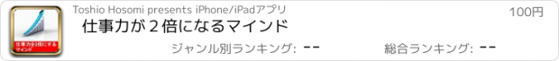 おすすめアプリ 仕事力が２倍になるマインド