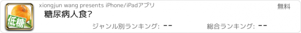 おすすめアプリ 糖尿病人食谱