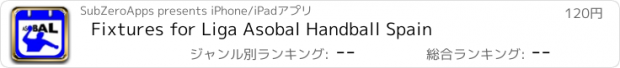 おすすめアプリ Fixtures for Liga Asobal Handball Spain