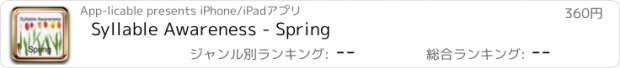 おすすめアプリ Syllable Awareness - Spring