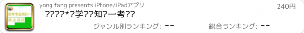 おすすめアプリ 执业药师*药学专业知识一考试题