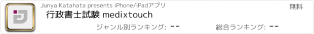 おすすめアプリ 行政書士試験 medixtouch