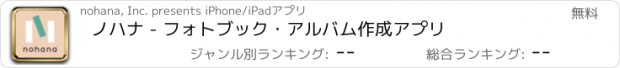 おすすめアプリ ノハナ　かんたんフォトブック・アルバム作成
