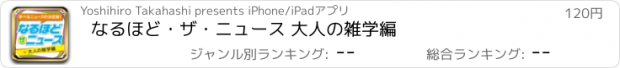 おすすめアプリ なるほど・ザ・ニュース 大人の雑学編