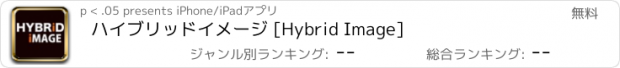 おすすめアプリ ハイブリッドイメージ [Hybrid Image]