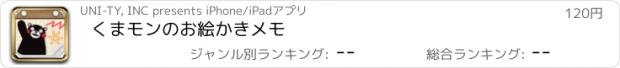 おすすめアプリ くまモンのお絵かきメモ
