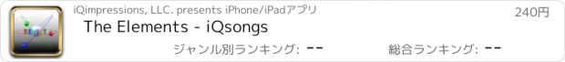 おすすめアプリ The Elements - iQsongs