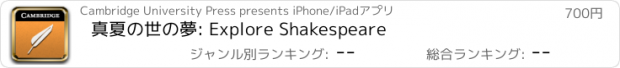 おすすめアプリ 真夏の世の夢: Explore Shakespeare