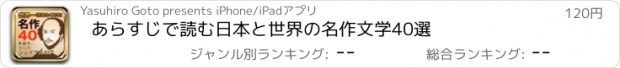 おすすめアプリ あらすじで読む　日本と世界の名作文学40選