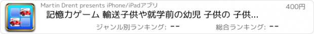 おすすめアプリ 記憶力ゲーム 輸送子供や就学前の幼児 子供の 子供 ゲーム 幼児 幼稚園  2歳の未就学児  無償  のために1 2 3 4 5 面白い ママ ピーカブー 123 教育 TICA パズルでは 言葉の学習 音 少し