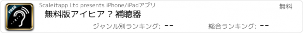 おすすめアプリ 無料版　アイヒア – 補聴器