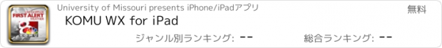 おすすめアプリ KOMU WX for iPad