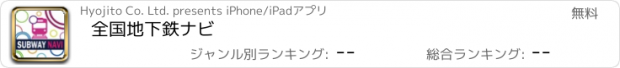 おすすめアプリ 全国地下鉄ナビ