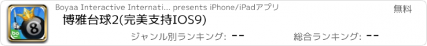 おすすめアプリ 博雅台球2(完美支持IOS9)