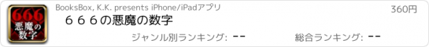 おすすめアプリ ６６６の悪魔の数字