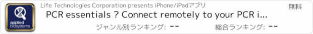 おすすめアプリ PCR essentials – Connect remotely to your PCR instrument