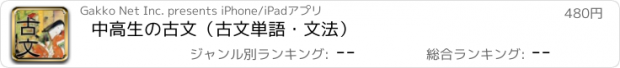 おすすめアプリ 中高生の古文（古文単語・文法）