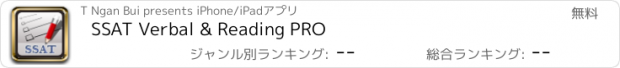 おすすめアプリ SSAT Verbal & Reading PRO