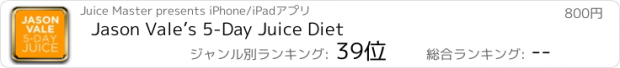 おすすめアプリ Jason Vale’s 5-Day Juice Diet