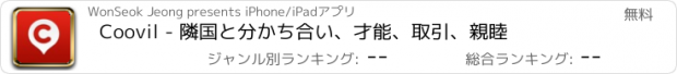 おすすめアプリ Coovil - 隣国と分かち合い、才能、取引、親睦