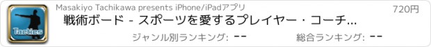 おすすめアプリ 戦術ボード - スポーツを愛するプレイヤー・コーチ・監督へ -