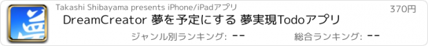 おすすめアプリ DreamCreator 夢を予定にする 夢実現Todoアプリ