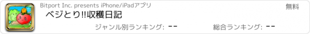 おすすめアプリ ベジとり!!収穫日記