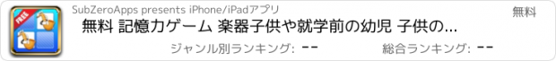 おすすめアプリ 無料 記憶力ゲーム 楽器子供や就学前の幼児 子供の 子供 ゲーム 幼児 幼稚園  2歳の未就学児  無償  のために1 2 3 4 5 面白い ママ ピーカブー 123 教育 TICA パズルでは 言葉の学習 音 少し