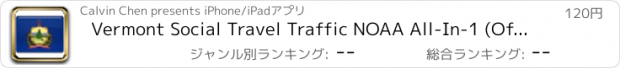 おすすめアプリ Vermont Social Travel Traffic NOAA All-In-1 (Offline Travel Guide)