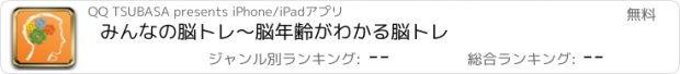 おすすめアプリ みんなの脳トレ〜脳年齢がわかる脳トレ