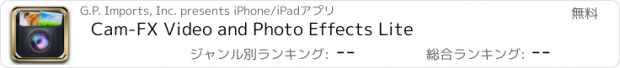 おすすめアプリ Cam-FX Video and Photo Effects Lite