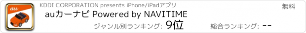 おすすめアプリ auカーナビ Powered by NAVITIME