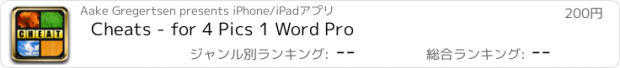 おすすめアプリ Cheats - for 4 Pics 1 Word Pro