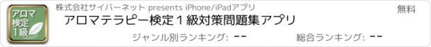 おすすめアプリ アロマテラピー検定１級対策問題集アプリ